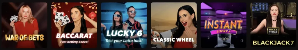 Legionbet casino live games